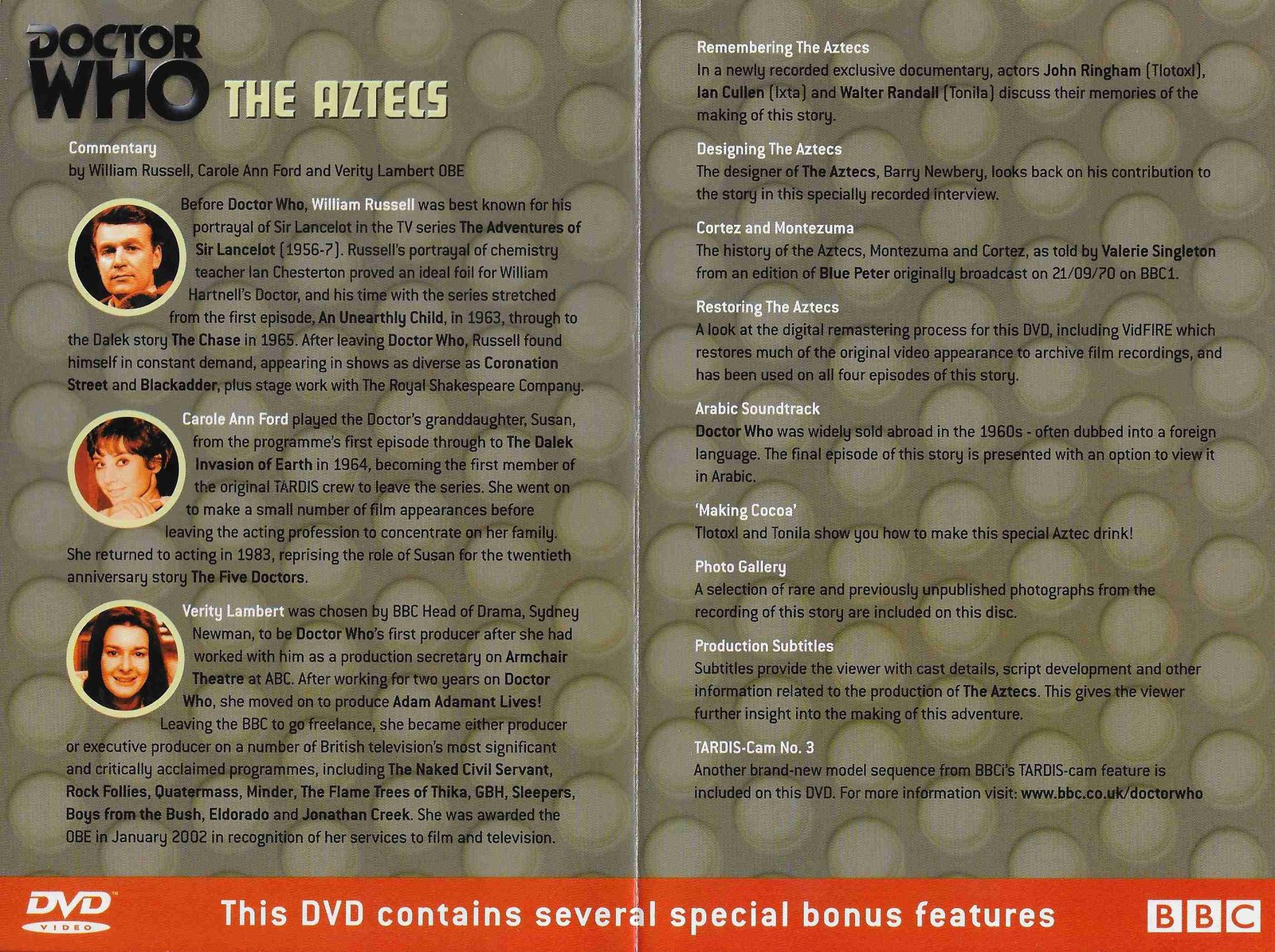 Inserts from BBCDVD 1099